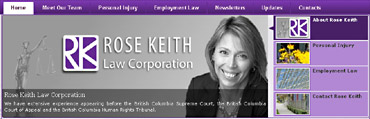 Rose Keith, downtown Vancouver lawyer for traumatic personal injuries, ICBC accident claims: brain injury, spinal injuries ...