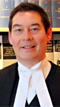 Michael Mark, LLB in court robes