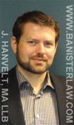 Jonathan Hanvelt, labor lawyer and employment law lawyer with Banister and Co. in downtown Vancouver, BC