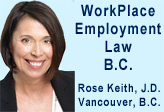 photo of Rose Keith, workplace / employment law lawyer- with Vancouver  