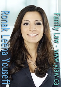 Leena Yousefi, celebrated Vancouver family lawyer in offices on Howe St. click to firm website  www.ylaw.ca